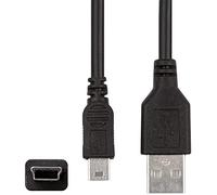 1Meter / 3ft Long Mini USB Data & Charging Power Cable Lead For - Garmin nuvi 55LM - SAT NAV/Car GPS Navigation System