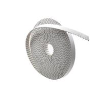 1Meter MXL L H XL Type Open Timing Belt Width 6/10/15/20/25/30mm White PU Polyurethane With Steel Core Synchronous Belt(MXL-10mm)