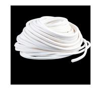 1Meter Silicone Foam Tape Square Sponge Strip, for Doors and Windows White Silicone Foamed Rubber Doors Windows Gasket Trim Seal Sponge Bar Seal Strip(5x30mm)