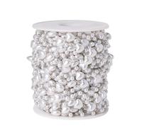 1Meter Stainless Steel Golden Love Imitation Pearl Beaded Chain Accessories for DIY Bracelet Necklace Jewelry Making Component