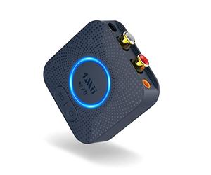 1Mii B06HD Bluetooth 5.3 Receiver for HiFi, aptX HD & Low Latency Bluetooth Audio Adapter with 3D Surround, RCA and 3.5mm Jack Audio Receiver for Music Streaming Sound System, 15Hrs Battery Life