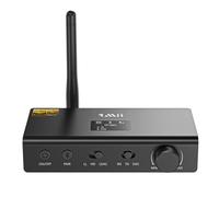 1Mii Hi-Fi Bluetooth Transmitter Receiver with Audiophile DAC, LDAC Hi-Res Wireless Audio Adapter for TV Home Stereo, aptX HD & LL for Streaming to Headphones/Speakers/Stereo Systems, OLED Display