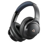 1Mii Y8+ Noise Cancelling Headphones Bluetooth, Wireless LDAC Hi-Res Audio, Custom EQ via App, 75H Playtime, Comfort Fit, Over Ear Headphones Foldable for Airplane Travel Home Office Blue Black