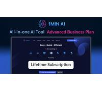 1min.AI Advanced Business Plan Lifetime Subscription