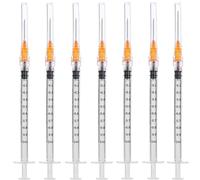 1ml 25 Gauge 5/8 inch Sample Measuring Dispensing Lab Utensils, for Industrial, Scientific and Experiments Research, Pack of 50