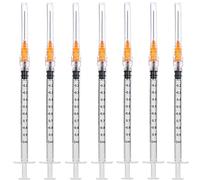 1ml 25 Gauge 5/8 inch Sample Measuring Dispensing Lab Utensils, for Industrial, Scientific and Experiments Research, Pack of 10