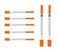1ml 32Gx6mm Plastic Multiple Uses Measuring Tools, Individually Wrapped (100)