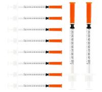 1ml/cc 32G 8mm Plastic Multipurpose Measuring Tools, Individually Wrapped (20)