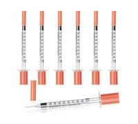 1ml U-100 Syringe With Needle, 31g 1cc 5/16-inch (8mm), Lab Measuring Supplies,individually Wrapped