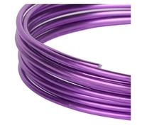 1mm 1.5mm 2mm 2.5mm Aluminium Craft Wire Beading Cord for DIY Bracelet Necklace Jewelry Making Findings(Purple,2.5mm 3meter)