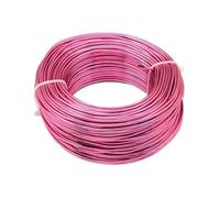 1mm 1.5mm 2mm 2.5mm Anadized Color 1Roll Aluminium Wire Beading Cord for DIY Bracelet Necklace Jewelry Making Findings(Fuchsia,1.5mm 100Meters)