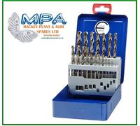 1mm - 10mm HSS-E COBALT TWIST DRILL BITS, SPLIT POINT - 19PC SET CO5