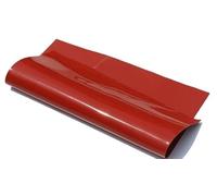 1mm/2mm Red/Black Silicone Rubber Sheet 250X250mm Black Silicone Sheet, Rubber Matt, Silicone Sheeting for Heat Resistance(Red,2mm)