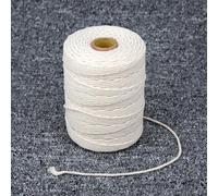 1mm-3mm Craft Macrame Cord, Natural Cotton Twisted Cord Tough Artisan String for Wall Hangings, Plant Hangers, DIY Crafts, Home Decorations(3mm)
