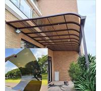 1mm Clear Polycarbonate Roofing Sheet, Pergola Patio Greenhouse Roof Panels Rain Protection Shed Canopy Awning for Outdoor Gardening Chicken Coop Cover Window Well Covers(0.8x10m(2.6*32.8ft))
