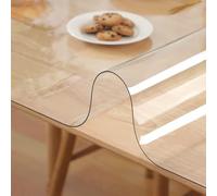 1mm Clear Table Cover Protector,Table Cover, Table Protector for Dining Room Table, Waterproof Vinyl Tablecloth Table Pad Mat for Kitchen, Dresser,22"/23"/24"/25"/26"/27"/28"/29"(26"x72"(66*182cm))