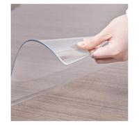 1mm Clear Table Protector, Plastic Table Cover,Desk Cover Desk Protector Mat, Clear Tablecloth Protector for Writing Desk, Coffee Table, Dining Room Table,42"/44"/58"/60"(42"x72"(106 * 182cm))