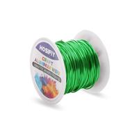 1mm Craft Wire, Green Aluminum Craft Wire, Jewelry Wire for DIY Sculptures, Modeling, Jewelry Making, Floral Crafting and Wire Weaving (Green, 30 Meters)