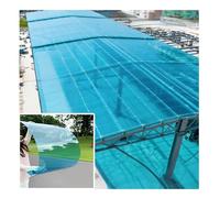 1mm Polycarbonate Sheet blue, greenhouse panels, Clear Plastic Panels, DIY Replacement Roofing Sheet, Anti-UV Rainproof Board, Easy Cut(1.560m x 5.0m(5.1ft x 16.4ft))