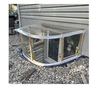 1mm Polycarbonate Sheet Roll for Basement Window Well Covers, Roofing Panels Transparent Insulation Cladding for Gardening Farming Winterizing(47.2"x13.1')