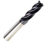 1mm Solid Carbide 4 Flute End Mill TiAlN Coated/Endmill
