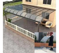 1mm Thick Polycarbonate Panel Roofing Sheets Clear Lexan Plastic Roofing Outdoor Greenhouse Rolled Sheet Suitable For Garden Greenhouse Canopy Awnings(Clear,1x5m/3.3x16.4ft)