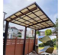 1mm Transparent Polycarbonate Roofing Sheet, Outdoor Patio Greenhouse Panels, UV Rain Protection Rain Pergola Roof Panels, for Patios, Partitions, Etc, Roof(0.5x20m(1.6 * 65.6ft))