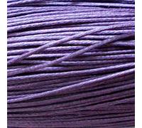 1mm Waxed Cord Cotton 15m - Bracelets, Necklaces, Jewellery Thread, Shamballa Macrame (#12 PURPLE)