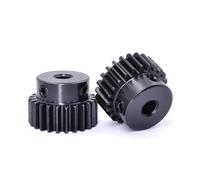 1Mod Spur Gear Metal Transmission 4-15mm Bore 45# Steel 1M 15/16/17/18Teeth Pinion 1Pcs(12mm,15 Teeth)