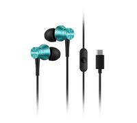 1MORE 2-Pack Piston-Fit USB-C Headphones - in-Ear Earphones with Mic, Noise Isolation, and Control Button, Durable Wired Earbuds for iPhone 15, Pixel 10, OnePlus (Blue)