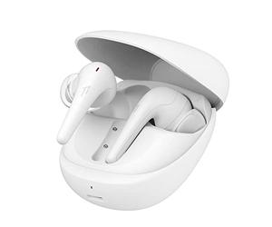 1MORE Aero Wireless Earbuds with Spatial Audio, 42dB Adaptive Active Noise Cancellation, 10mm Driver, Customizable EQs, 6 Mics for Clear Calls, 28h Battery, Wireless Charging, White