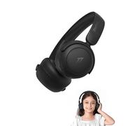 1MORE HQ20 Kids Headphones Wireless, 75/85/90dB Volume Limited, 65H Playtime, Bluetooth 5.3, Built-in Mic, Foldable Over Ear Headphones for Childrens/Tablet/Phone/PC/School/Travel, Black
