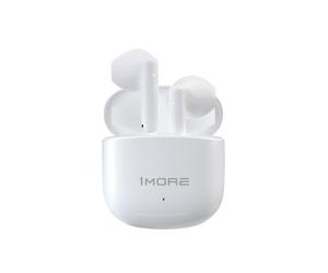1MORE Q10 Wireless Earbuds, Bluetooth 5.3 Half in-Ear Lightweight Ear Buds, Comfort Fit, Deep Bass Stereo Headphones with Dual Mics, 26H Playtime, one Step-Pairing, IPX4 Waterproof Earphones, White