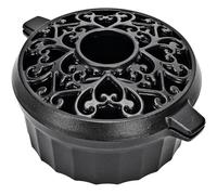 1MORE Wood Stove Steamer- Wood Stove Humidifier Cast Iron with Porcelain Enamel Coating, Fireplace Steamer Pot, Rust Resistant, Home Indoor Decorative, 2.5 Quart Capacity,Black