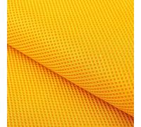 1MX1.6M Breathable Sandwich Mesh Three Layer 3D Cloth Sandwich Mesh Fabric Elastic Mesh Cloth Air Bed Fabric Sofa Raw Material (Yellow)