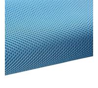 1MX1.6M Breathable Sandwich Mesh Three Layer 3D Cloth Sandwich Mesh Fabric Elastic Mesh Cloth Air Bed Fabric Sofa Raw Material (Blue)