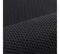 1MX1.6M Speaker Mesh Cloth Dustproof Soundproof Net Cover Radio Acoustic Filter Protective Cloth Handmade DIY Upholstery Cloth (Black)