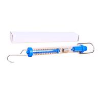 1N 2.5N 5N 10N 20N 30N and Metal Dynamometer for School Laboratory in Bright Blue Color with Hook Attachment Spring Dynamometer