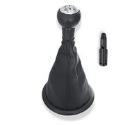 1neiSmartech 5 Speed Gear Shifter Knob Kit with Gear Lever Cap Compatible with Citroen C2 2003-2010, Set with Ferrule, Frame, Adapter, OEM 2403CV, 1606400280, 7589T8, 7589V0