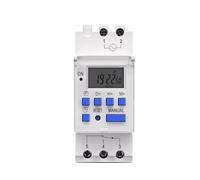 1NO 1NC Din Rail Single Phase Weekly 7 Days Programmable Digital TIME SWITCH Relay Timer AC 220V 230V 12V 24V 48V 16A(110V AC DC)