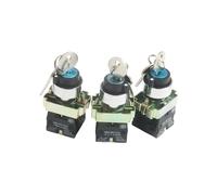 1NO/1NO1NC/2NO 2/3-position key operation selection button switch self-locking/instantaneous locking/reset(XB2-BG65)