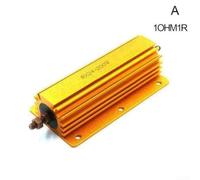 1ohm 2ohm 4ohm 8ohm 200 Watt Aluminum Power Resistor with Mount Holes for Audio Tube Amp Dummy Load Testing and Industrial Power Equipment (1Ohm 1R)