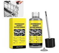 1oz Dishwasher Rack Repair Coating,Dishwasher Rack Repair Kit,Strong Adhesion Waterproof High Temperature and High Pressure Resistance for Dishwashers and Vinyl RackRestoration,Extend Service Life