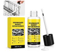 1oz Dishwasher Rack Repair Coating,Dishwasher Rack Repair Kit,Strong Adhesion Waterproof High Temperature and High Pressure Resistance for Dishwashers and Vinyl RackRestoration,Extend Service Life