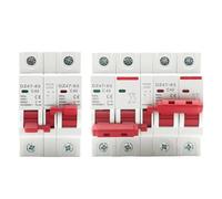 1P+1P 2P+2P MTS AC Dual Power Manual Transfer Interlock Circuit Breaker Din Rail Isolating Discounnecting Switch MCB 16A 40A 63A(2P 2P,20A)