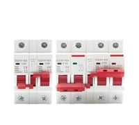 1P+1P 2P+2P MTS AC Dual Power Manual Transfer Interlock Circuit Breaker Din Rail Isolating Discounnecting Switch MCB 40A 63A NWPNLXEA(2P 2P,50A)