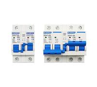 1P+1P 2P+2P MTS AC Dual Power Manual Transfer Interlock Circuit Breaker Din Rail Isolating Discounnecting Switch MCB 40A 63A Automatic switch (Color : 20A, Size : 1P 1P)
