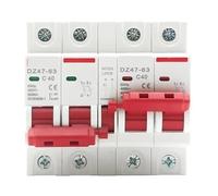 1P+1P 2P+2P MTS AC Dual Power Manual Transfer Interlock Circuit Breaker Din Rail Isolating Discounnecting Switch MCB 40A 63A(2P+2P,10A)