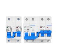 1P+1P 2P+2P MTS AC Dual Power Manual Transfer Switch Interlock Circuit Breaker Din Rail Isolating Changeover Switch MCB 40A 63A(2P 2P,16A)