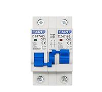 1P+1P MTS AC Dual Power Manual Transfer Interlock Circuit Breaker Rail Isolating Discounnecting Switch MCB 40A 63A(40A)